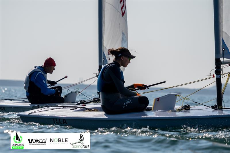 Noble Marine / Sailing Fast ILCA 6 Spring Qualifier 3 at the WPNSA photo copyright Lotte Johnson / www.lottejohnson.com taken at Weymouth & Portland Sailing Academy and featuring the ILCA 6 class