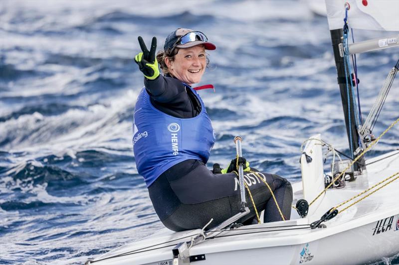 Hannah Snellgrove finishes 2nd in the ILCA 6 class at the Trofeo Princesa Sofia - photo © Sailing Energy