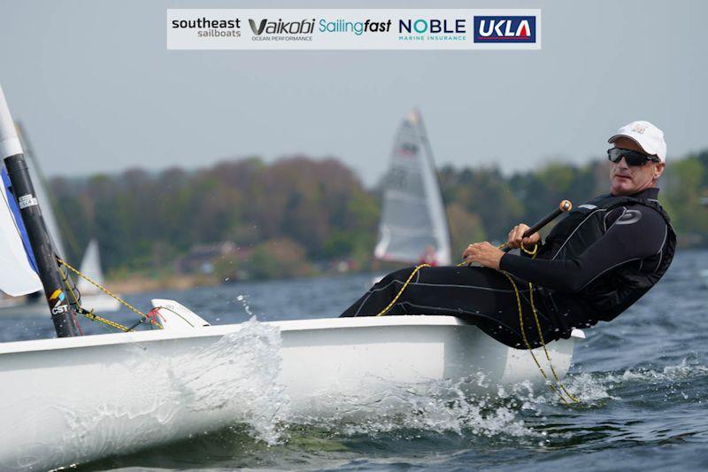 Jon Emmett took second in the Noble Marine UKLA Masters ILCA 6 Inland Championships at Chew Valley Lake - photo © Lotte Johnson / www.lottejohnson.com