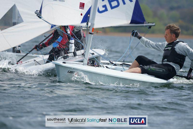 Gareth Edwards in the Noble Marine UKLA Masters ILCA 6 Inland Championships at Chew Valley Lake - photo © Lotte Johnson / www.lottejohnson.com