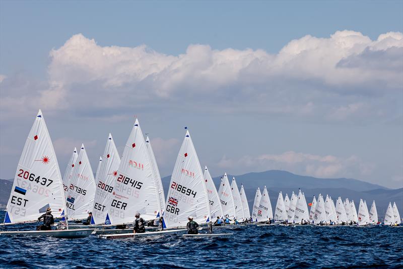 ILCA 6 - Day 3 - 53rd Semaine Olympique Francais, Hyeres photo copyright Sailing Energy / FFVOILE taken at  and featuring the ILCA 6 class