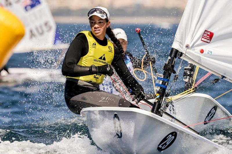 Sarah Douglas will start as one of the favourites in the ILCA 6 - photo © Sailing Energy / Princesa Sofía Mallorca