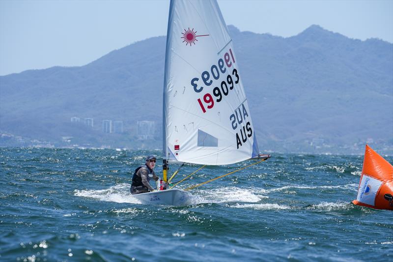 ILCA 6 Masters Worlds in Mexico day 3 photo copyright John Pounder / www.jldigitalmedia.net taken at Vallarta Yacht Club and featuring the ILCA 6 class