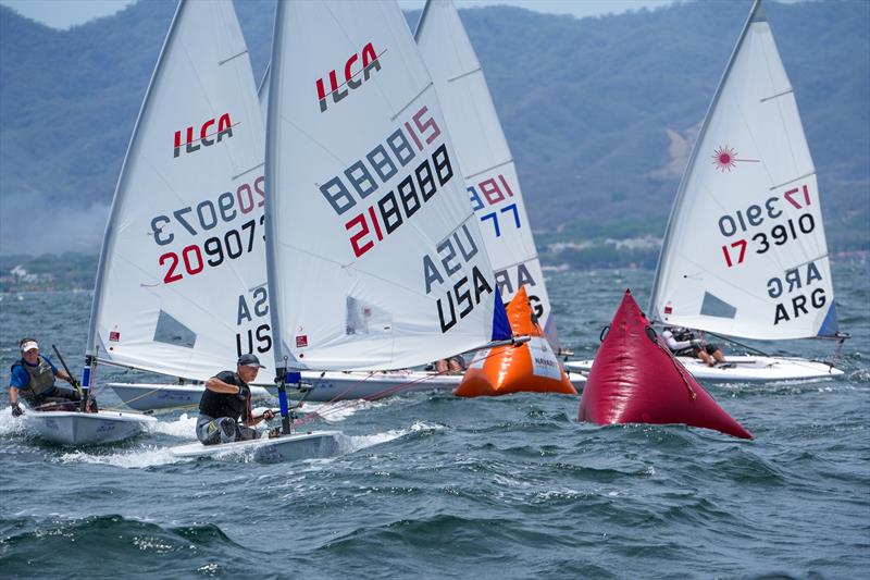 ILCA 6 Masters Worlds in Mexico day 4 photo copyright John Pounder / www.jldigitalmedia.net taken at Vallarta Yacht Club and featuring the ILCA 6 class