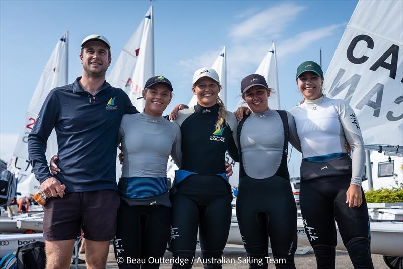 Australian Sailing Team ILCA 6 squad - photo © Beau Outteridge