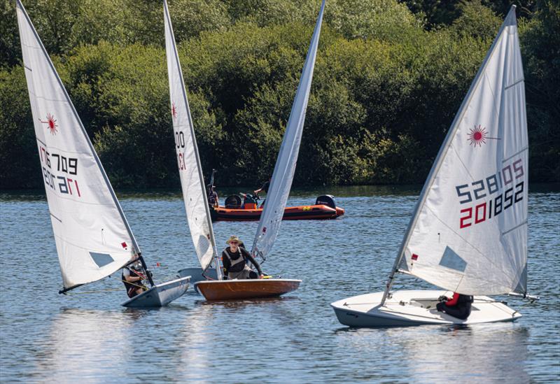 ILCA 6 Winner Caitlin Thomas (right) during the Notts County ILCA Open - photo © David Eberlin