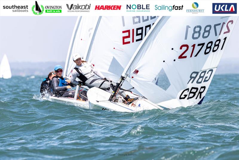 2022 ILCA Nationals at Hayling Island photo copyright Georgie Altham taken at Hayling Island Sailing Club and featuring the ILCA 6 class