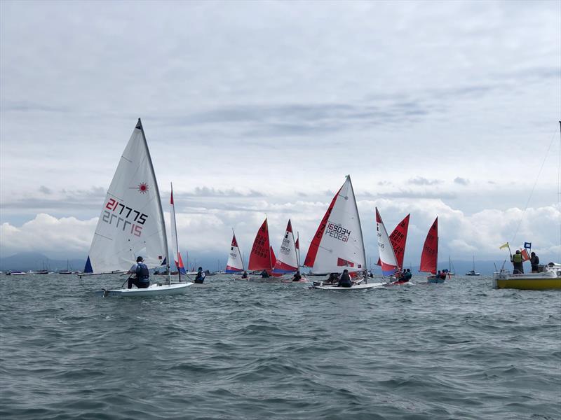 Intermediate Fleet at Abersoch Dinghy Week 2022 photo copyright Stuart Trunkfield taken at South Caernarvonshire Yacht Club and featuring the ILCA 6 class