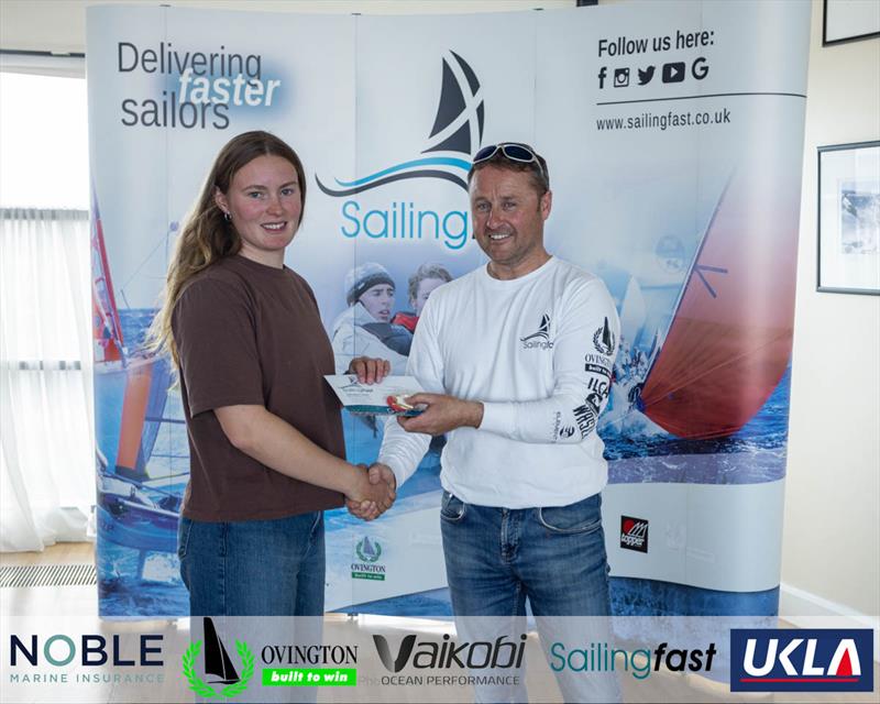 Molly Sacker, 3rd - Noble Marine Vaikobi UKLA Qualifier 6 at Weymouth photo copyright Georgie Altham / www.facebook.com/galthamphotography taken at Weymouth & Portland Sailing Academy and featuring the ILCA 6 class