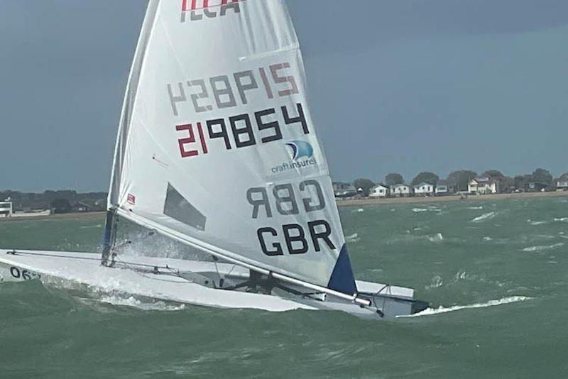 Rob Cage - ILCA 6 Masters Qualifier at Pevensey Bay photo copyright UKLA taken at Pevensey Bay Sailing Club and featuring the ILCA 6 class