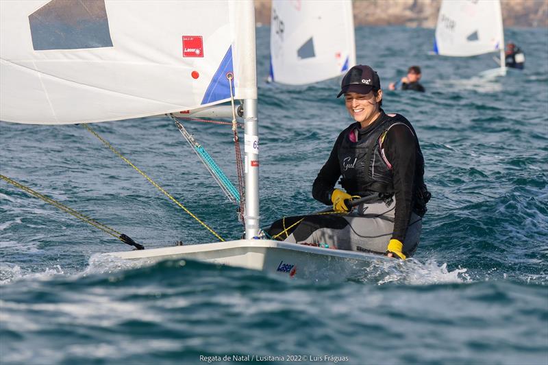 Sara Carmo wins the ILCA 6 class in the 38th edition of the Christmas Race at Clube Naval de Cascais - photo © Luís Fráguas