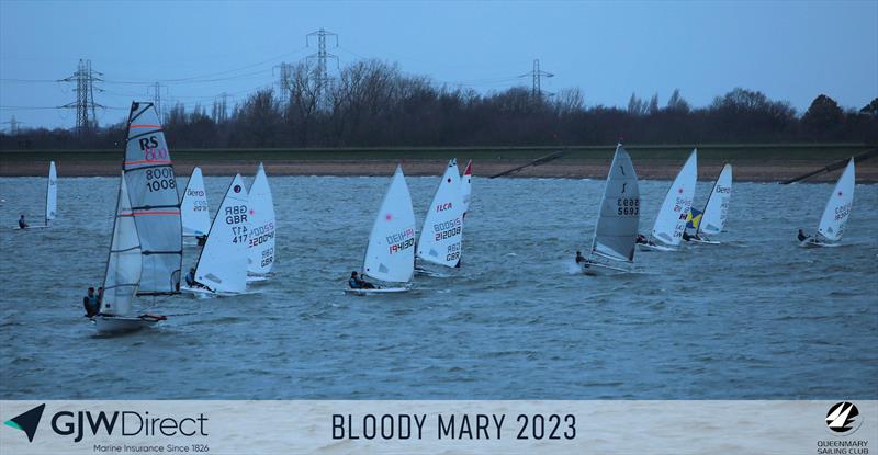 GJW Direct Bloody Mary 2023 photo copyright Mark Jardine taken at Queen Mary Sailing Club and featuring the ILCA 6 class