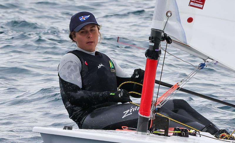 Zoe Thomson was in the mix - ILCA European Championships photo copyright Thom Touw Sailing Photographer taken at  and featuring the ILCA 6 class