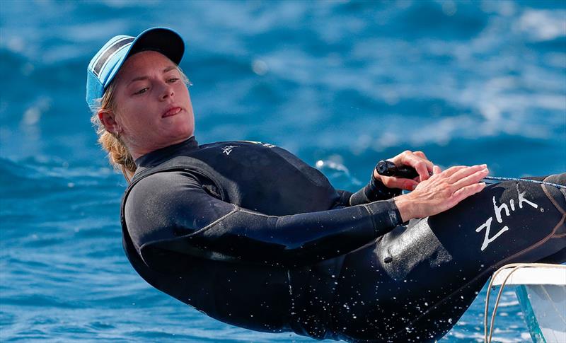 Mara Stransky - a study in concentration - ILCA European Championships 2023 photo copyright Thom Touw Sailing Photographer taken at  and featuring the ILCA 6 class