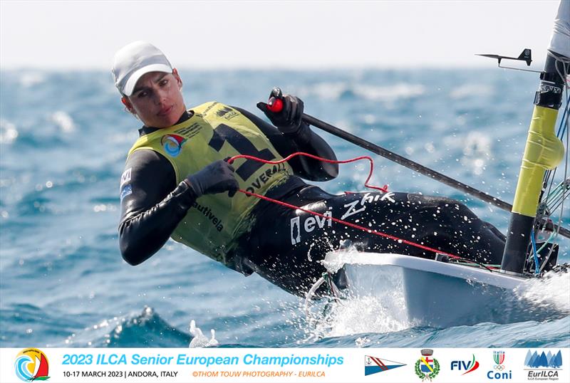 Marit Bouwmeester wins the ILCA 6 Women's fleet at the ILCA European Championships photo copyright Thom Touw Photography / EurILCA taken at Circolo Nautico Andora and featuring the ILCA 6 class