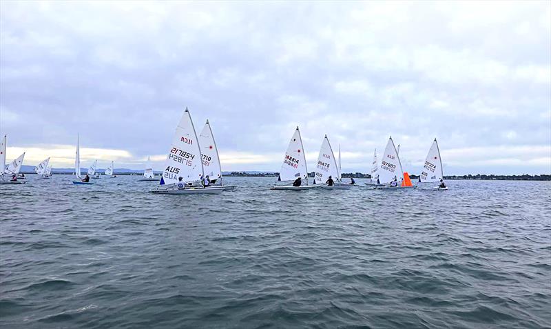 2023 QLD ILCA State Titles photo copyright Mark Dawson taken at Humpybong Yacht Club and featuring the ILCA 6 class