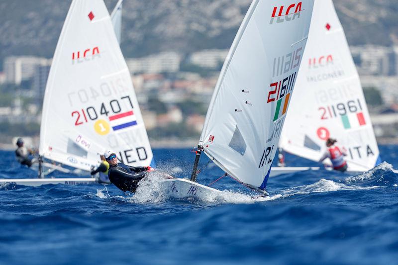 Paris 2024 Olympic Test Event Day 5 photo copyright World Sailing taken at  and featuring the ILCA 6 class