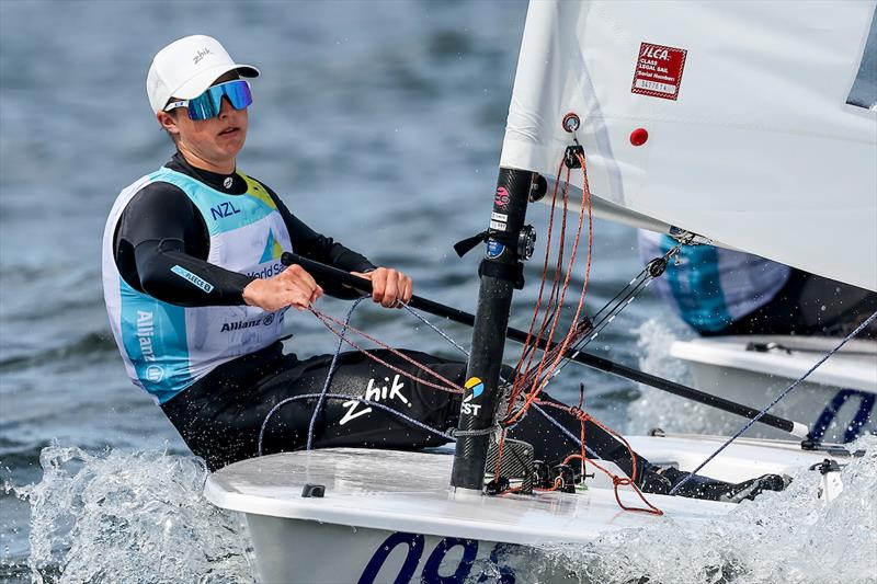  - ILCA6 - NZL - Day 4, 2023 Allianz Sailing World Championships, The Hague, August 14, 2023  - photo © Sailing Energy / World Sailing