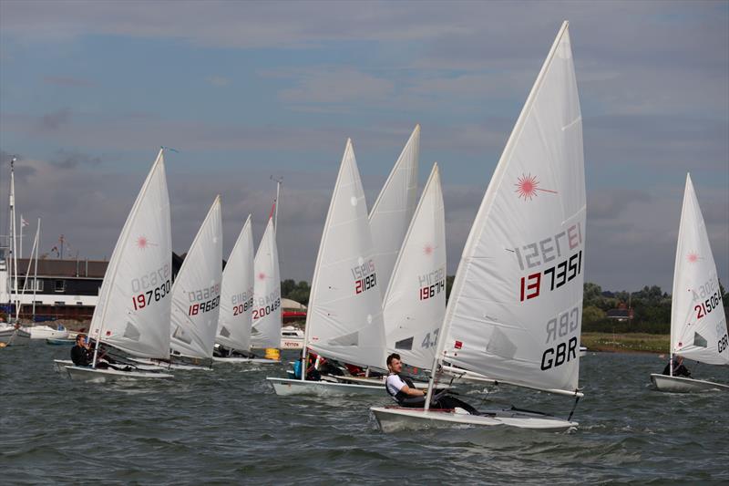 Lasers competing during Blackwater SC Club Week - photo © Zoe Nelson