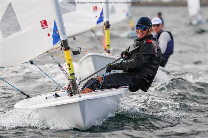 2023 ILCA Master Europeans at Douarnenez, France Day 2 photo copyright Thom Touw / www.thomtouw.com taken at Société des régates de Douarnenez and featuring the ILCA 6 class