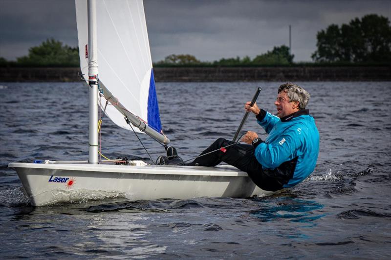 Les Druyf, 3rd overall in the Bartley SC ILCA Open photo copyright Richard Ludlum taken at Bartley Sailing Club and featuring the ILCA 6 class