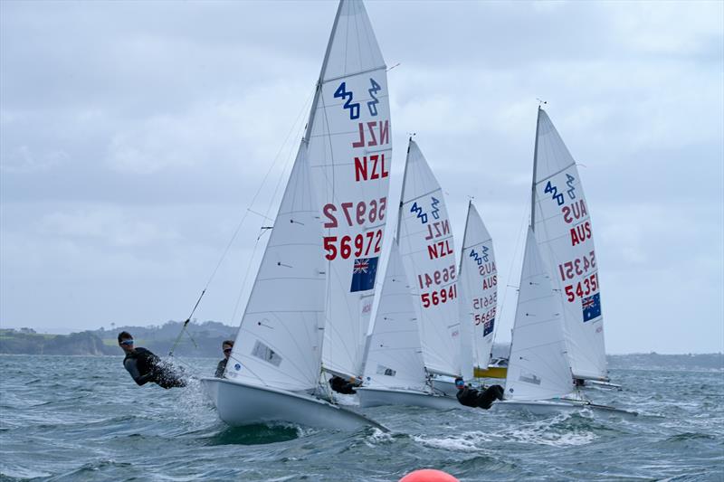 420 - NZ Youth Championships - Murrays Bay Sailing Club - October 2023  photo copyright Chantelle Middleton/Salty Shot Photography taken at Murrays Bay Sailing Club and featuring the ILCA 6 class