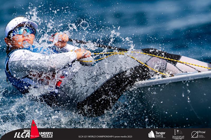 2023 ILCA U-21 Sailing World Championships at Tangier, Morocco Day 1 - photo © Prow Media