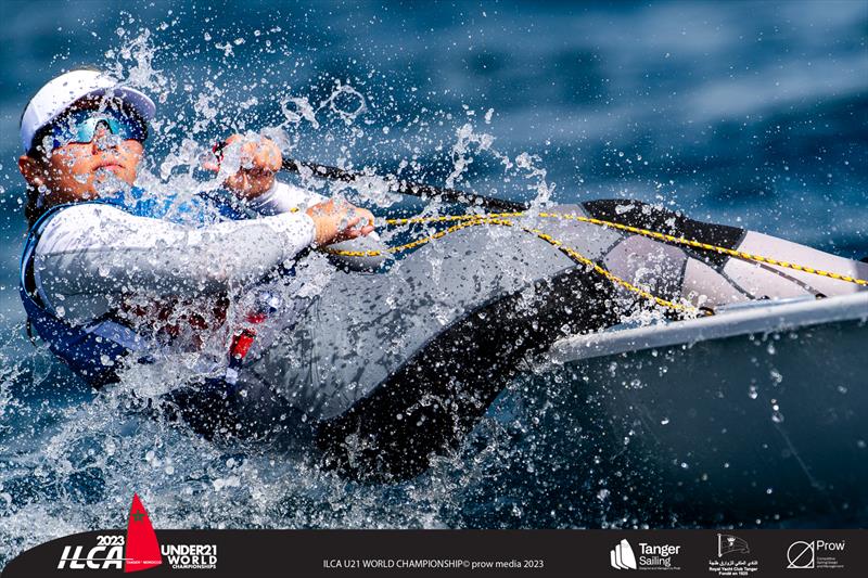 2023 ILCA U-21 Sailing World Championships at Tangier, Morocco Day 1 photo copyright Prow Media taken at Royal Yacht Club de Tangier and featuring the ILCA 6 class