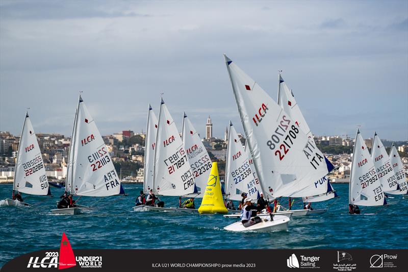 2023 ILCA U-21 Sailing World Championships at Tangier, Morocco Day 2 - photo © Prow Media