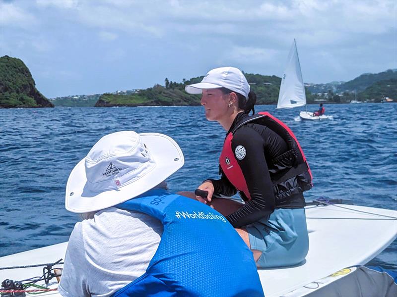 Young Vincentian Sailor representing SVG at PanAm Games 2023 - photo © SVG Sailing Association