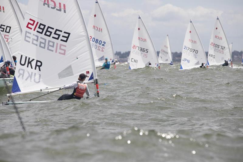 ILCA 6 Youth & Men's Worlds at Argentina Day 5 photo copyright Carolina Prado and Martina Brun taken at Yacht Club Argentino and featuring the ILCA 6 class