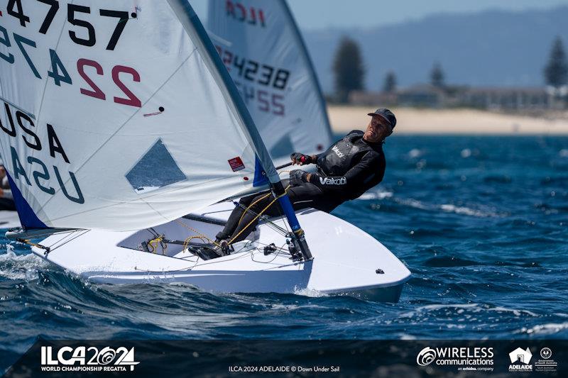 Andrew Holdsworth won the ILCA 6 Grand Masters division - ILCA Masters World Championships at Adelaide - photo © Harry Fisher / Down Under Sail