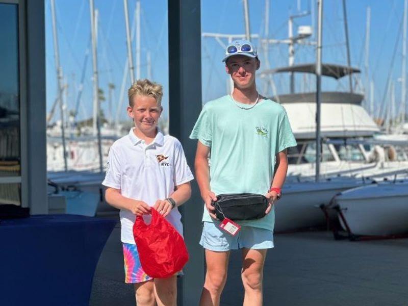 7th Annual San Diego OCR: ILCA 6, Augie Wise and Jack McGhie photo copyright SDYC taken at San Diego Yacht Club and featuring the ILCA 6 class