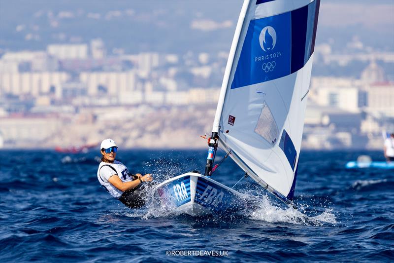Louise Cervera (FRA) Women's Dinghy on August 1 in Marseille at the Paris 2024 Olympic Regatta - photo © Robert Deaves / www.robertdeaves.uk