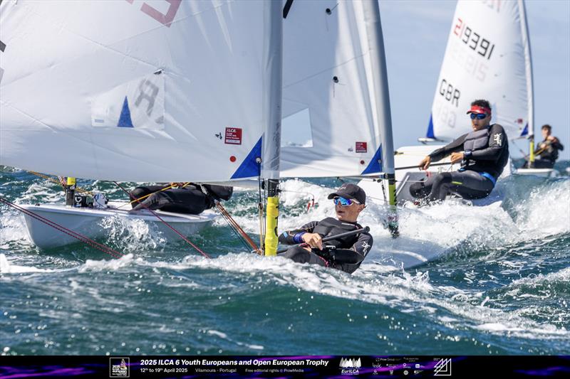 ILCA 6 Youth Europeans at Vilamoura Day 1 photo copyright Prow Media taken at Vilamoura Sailing and featuring the ILCA 6 class