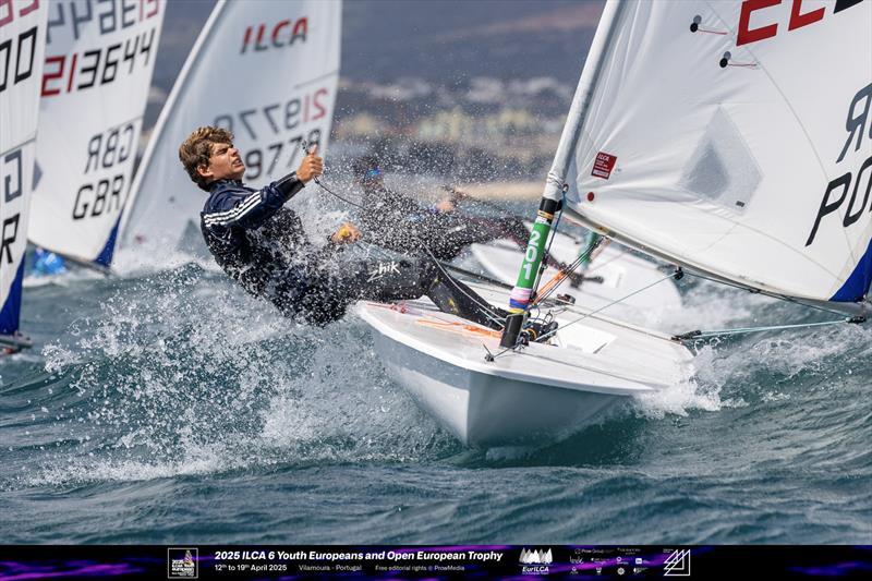 ILCA 6 Youth Europeans at Vilamoura Day 3 photo copyright Prow Media taken at Vilamoura Sailing and featuring the ILCA 6 class