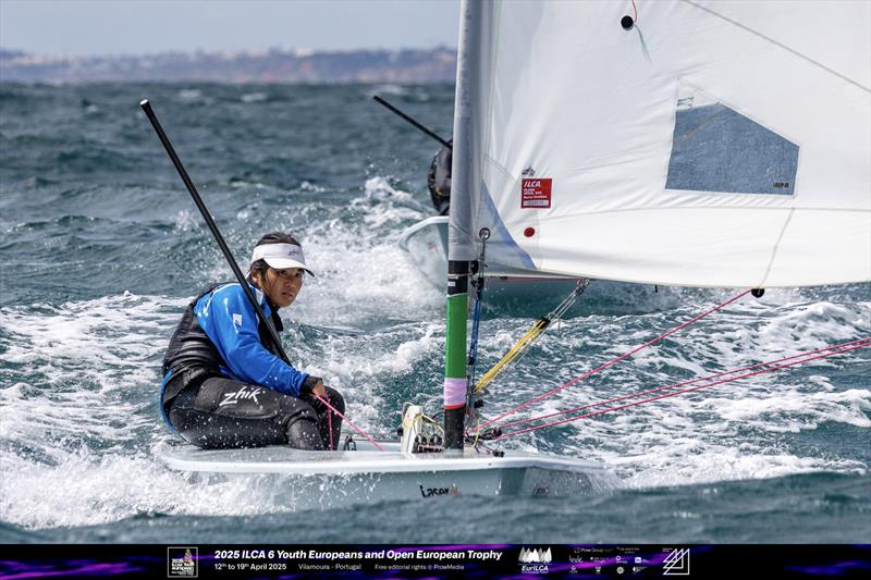 ILCA 6 Youth Europeans at Vilamoura Day 3 photo copyright Prow Media taken at Vilamoura Sailing and featuring the ILCA 6 class