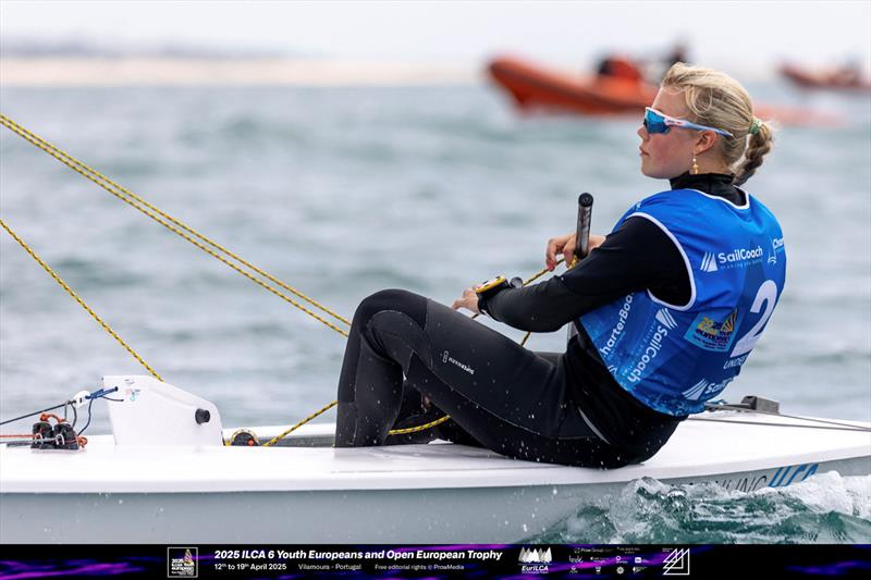 ILCA 6 Youth Europeans at Vilamoura Day 4 photo copyright Prow Media taken at Vilamoura Sailing and featuring the ILCA 6 class