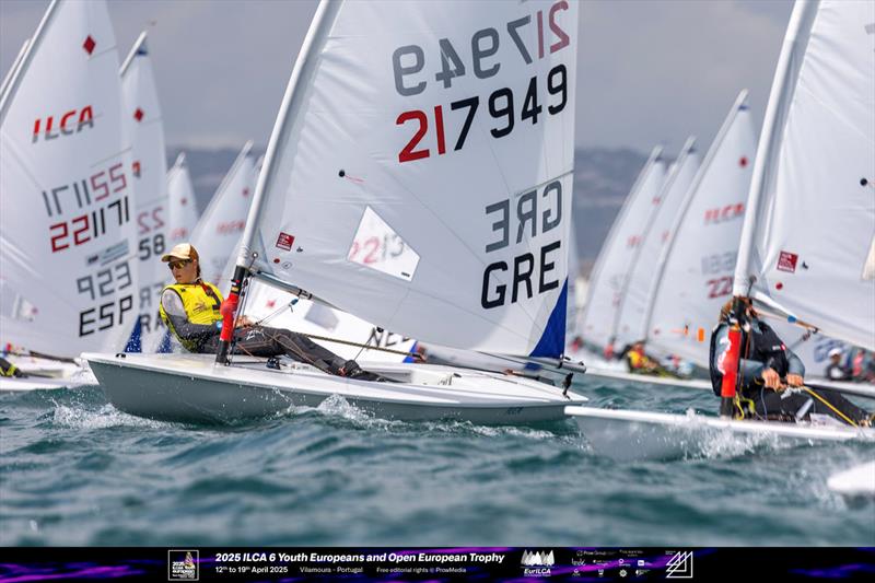 ILCA 6 Youth Europeans at Vilamoura Day 4 photo copyright Prow Media taken at Vilamoura Sailing and featuring the ILCA 6 class