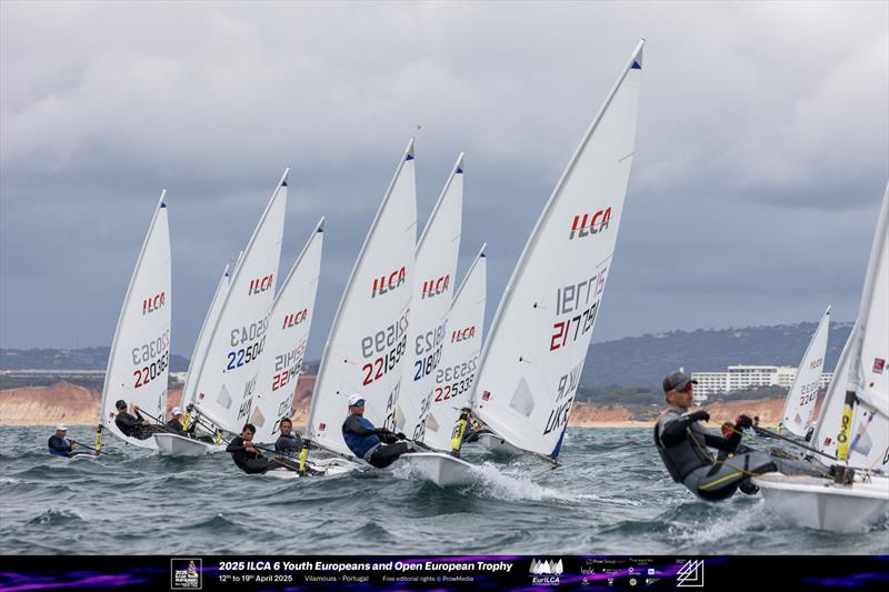 ILCA 6 Youth Europeans at Vilamoura Day 5 photo copyright Prow Media taken at Vilamoura Sailing and featuring the ILCA 6 class