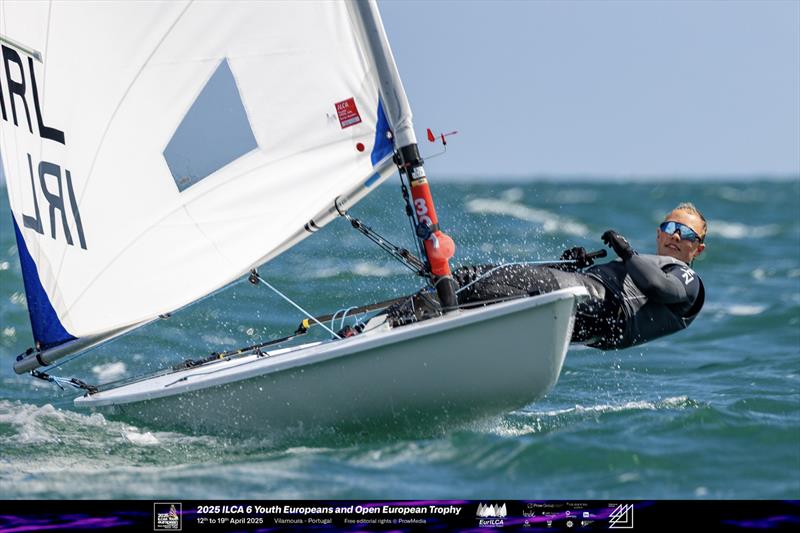 ILCA 6 Youth Europeans at Vilamoura Day 6 photo copyright Prow Media taken at Vilamoura Sailing and featuring the ILCA 6 class