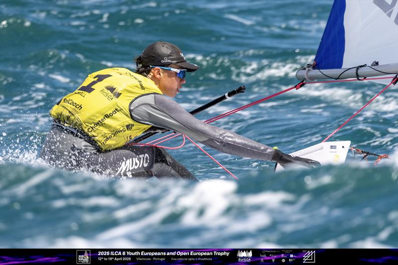 ILCA 6 Youth Europeans at Vilamoura Day 6 photo copyright Prow Media taken at Vilamoura Sailing and featuring the ILCA 6 class