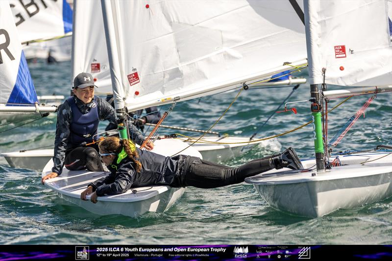ILCA 6 Youth Europeans at Vilamoura Day 2 photo copyright Prow Media taken at Vilamoura Sailing and featuring the ILCA 6 class