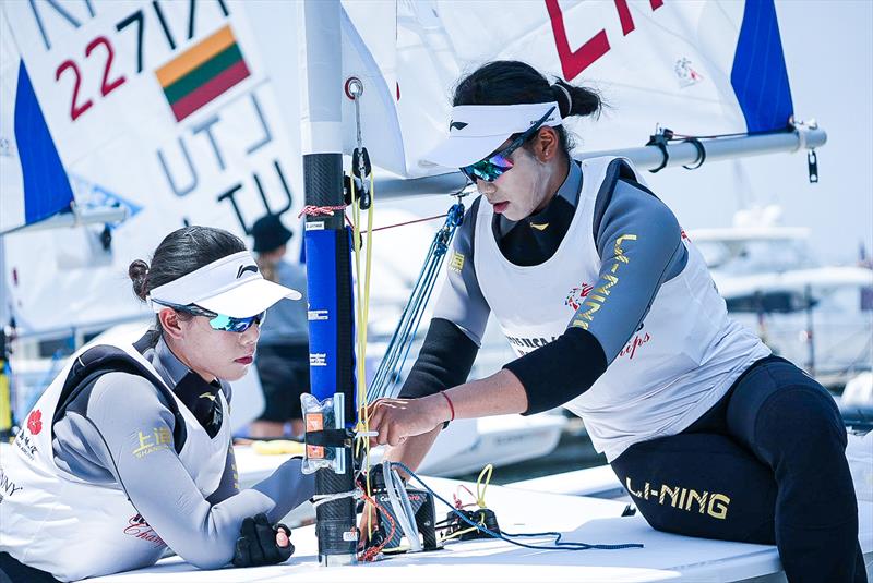 ILCA 6 Women's World Championships at Qingdao - Day 1 - photo © ILCA