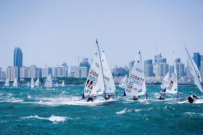 ILCA 6 Women's World Championships at Qingdao Day 6 photo copyright Kong XiangJing / ILCA taken at Qingdao Olympic Sailing Center and featuring the ILCA 6 class