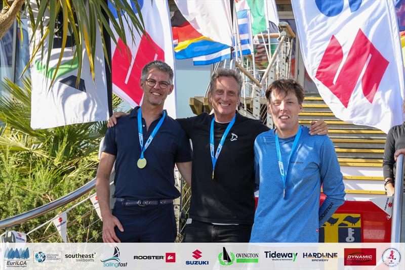 ILCA 6 medal winners - 2025 Suzuki ILCA Master Europeans at Hayling Island final day - photo © Thom Touw Photography / EurILCA
