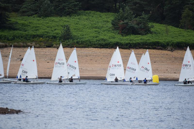 Race 3 start - North ILCA UK circuit event at Pennine SC photo copyright Alice Fry taken at Pennine Sailing Club and featuring the ILCA 6 class