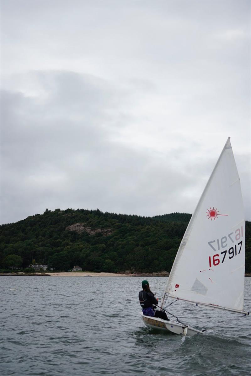 Solway Yacht Club Cadet Week - Anastasia Yaoyao, top female helm finished 4th overall in HCP1 photo copyright Finlay Train taken at Solway Yacht Club and featuring the ILCA 6 class