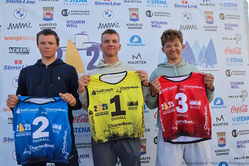 ILCA Senior European Championships in Marstrand, Sweden - ILCA 6 Men European Championship Final Series Race Bibs - photo © Thom Thow / EurILCA