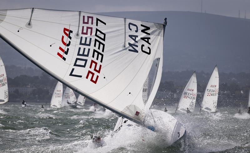 2025 ILCA Under-21 World Championships Day 2 photo copyright David Branigan / Oceansport taken at Royal St George Yacht Club and featuring the ILCA 6 class